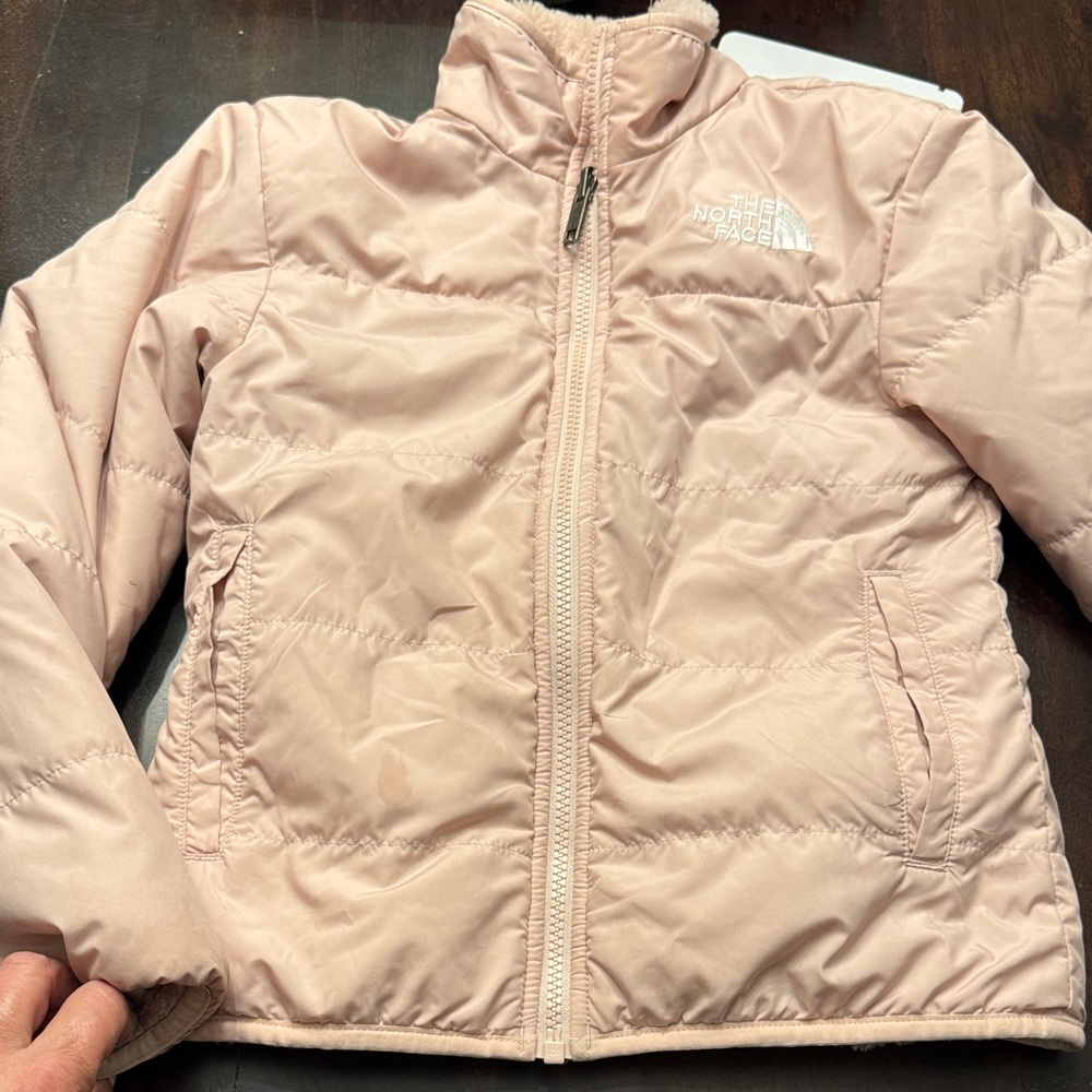 The North Face Kids Pink Puffer Jacket